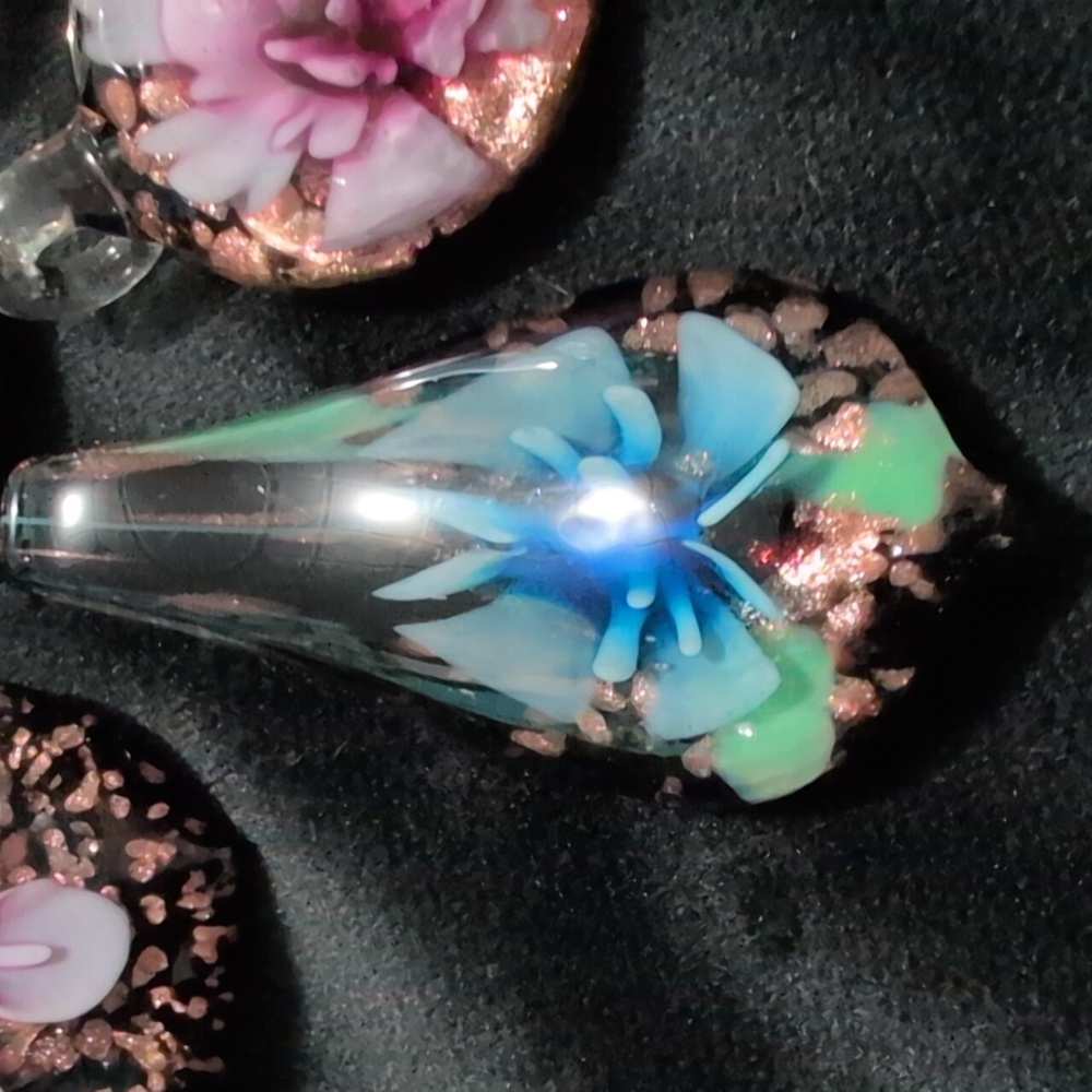 Colorful Glass Pendant Set - Picture 5 of 8